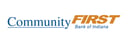 Logo of Community First Bank of Indiana
